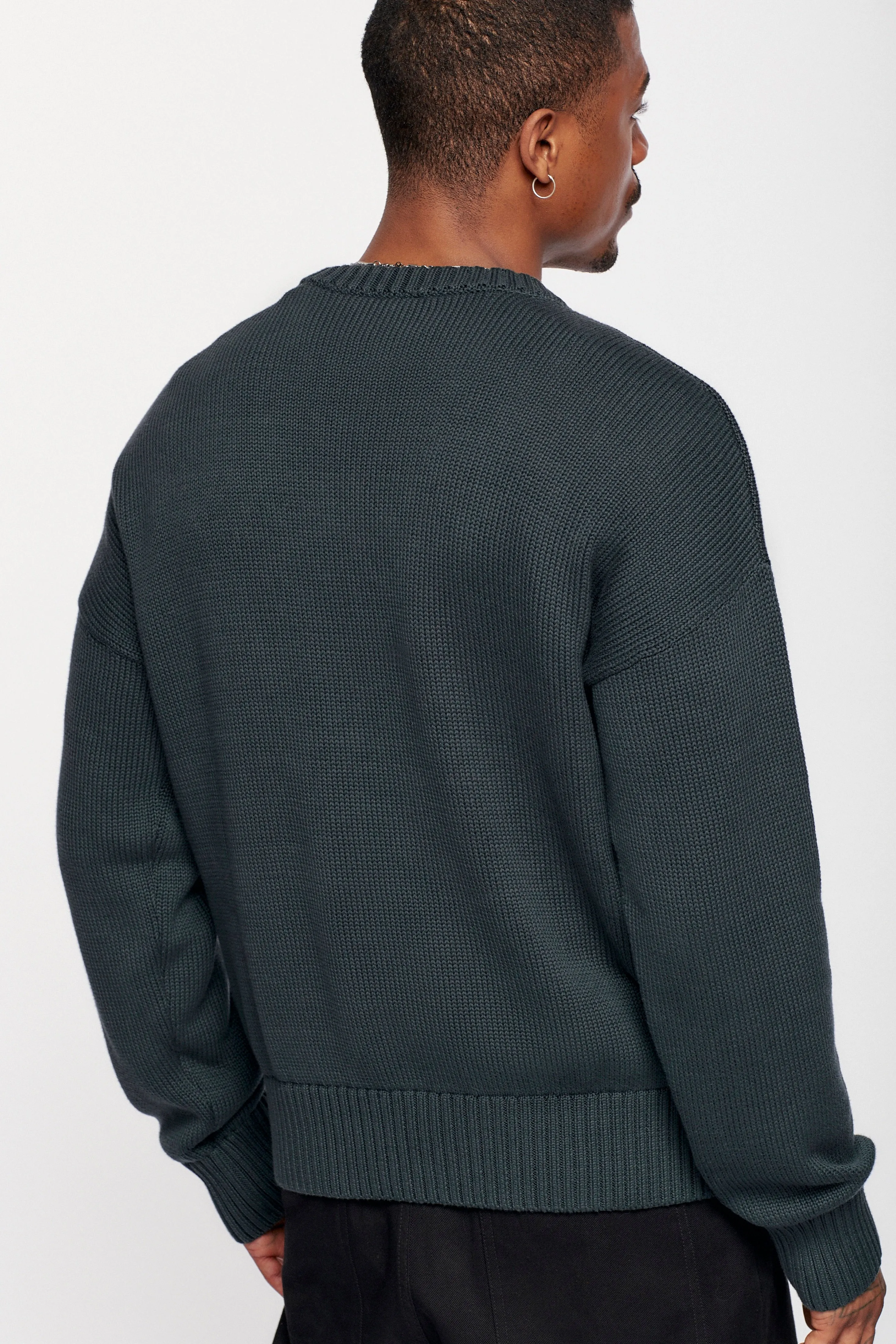 Men's Hamatah Sweater in Racing Green