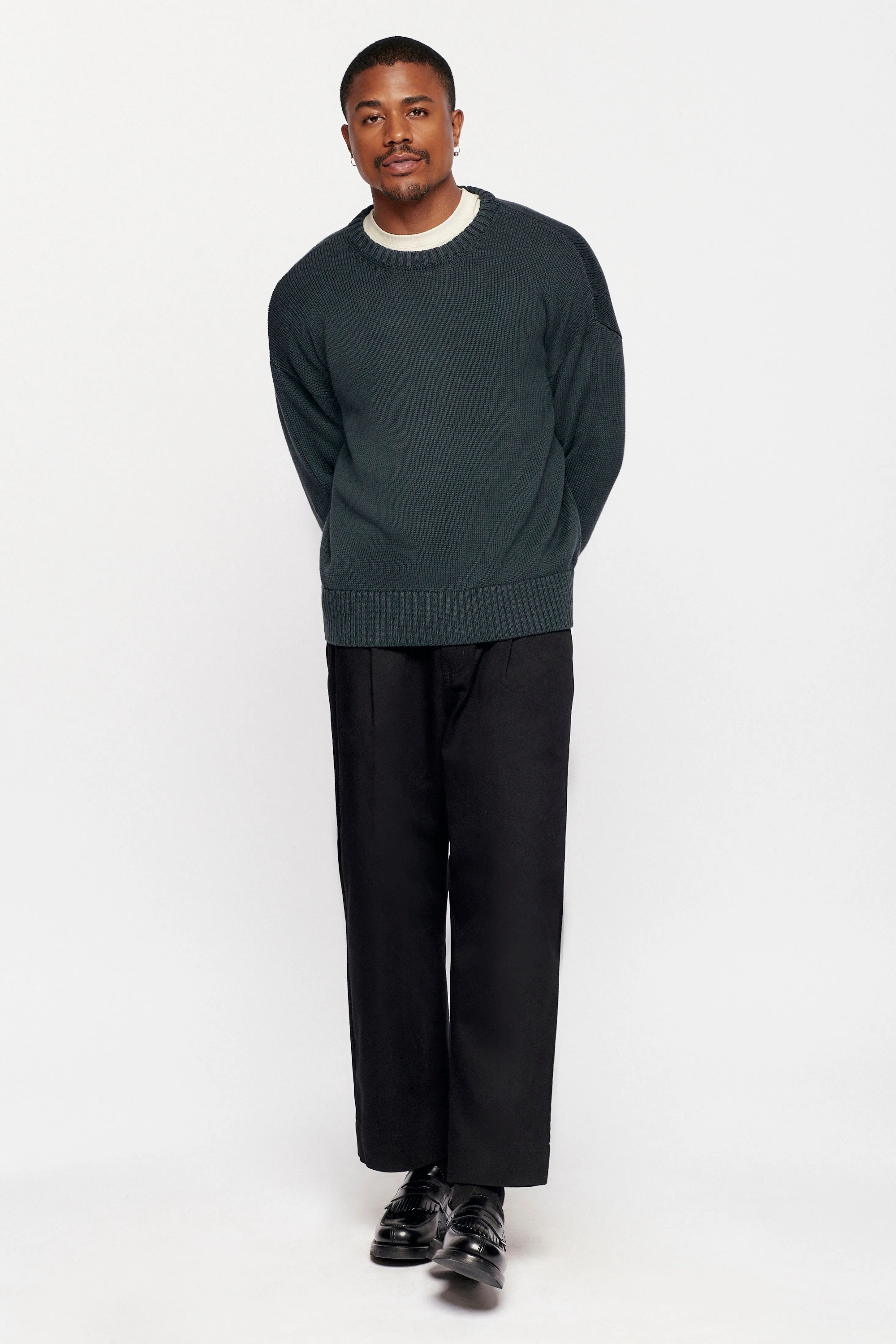 Men's Hamatah Sweater in Racing Green