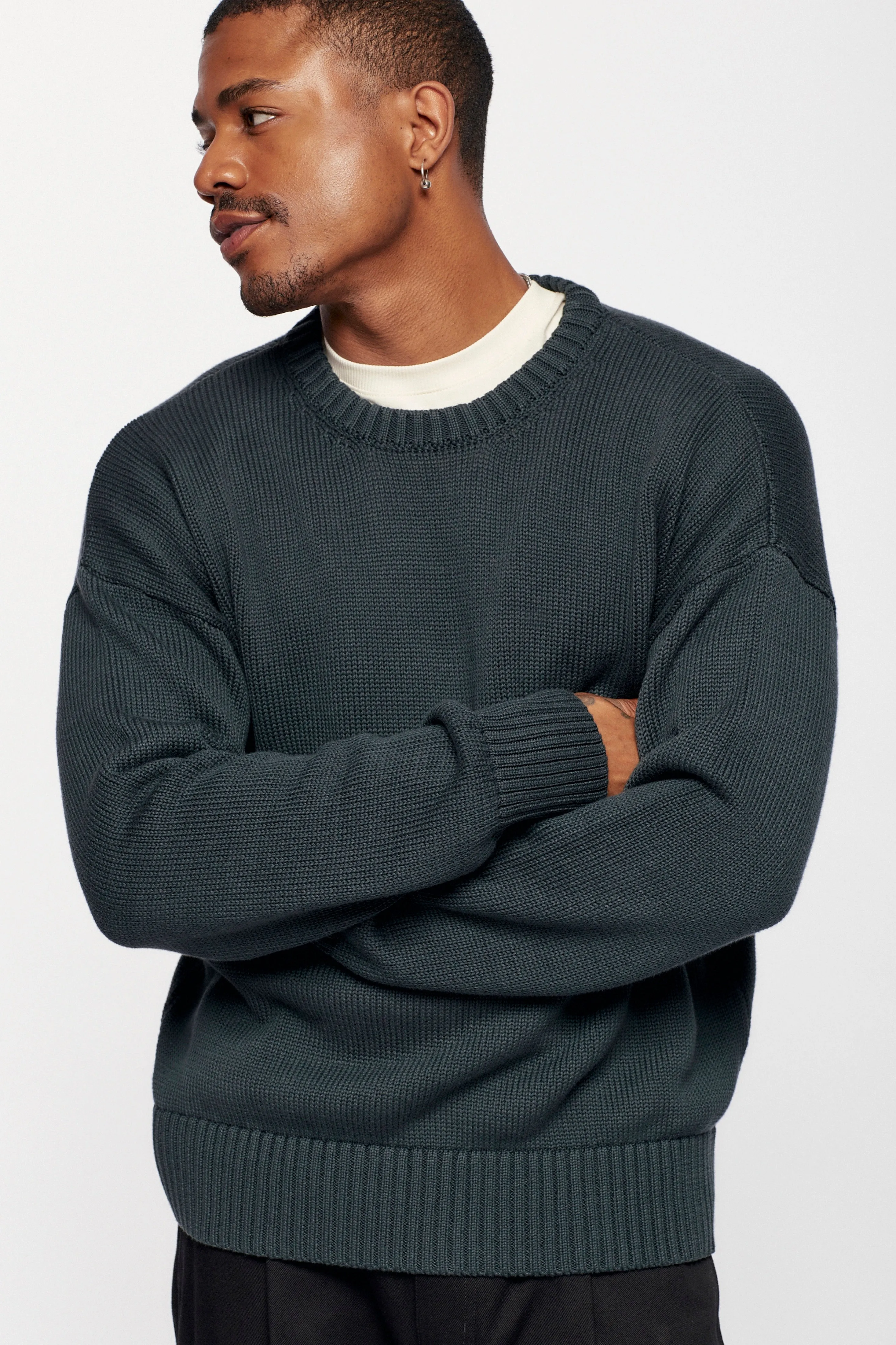 Men's Hamatah Sweater in Racing Green