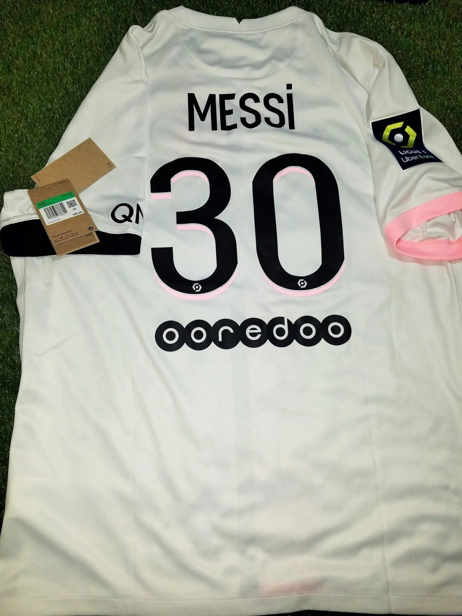 Messi Paris Saint Germain PSG 2021 - 2022 Nike Away Jersey Camiseta Shirt XL SKU# CV7902-101