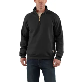 Midweight Quarter-Zip Mock-Neck Sweatshirt