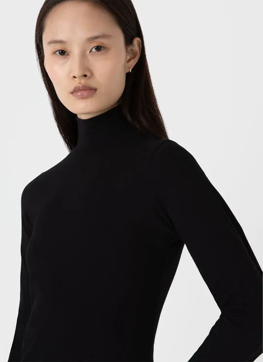 Mock Neck Dress