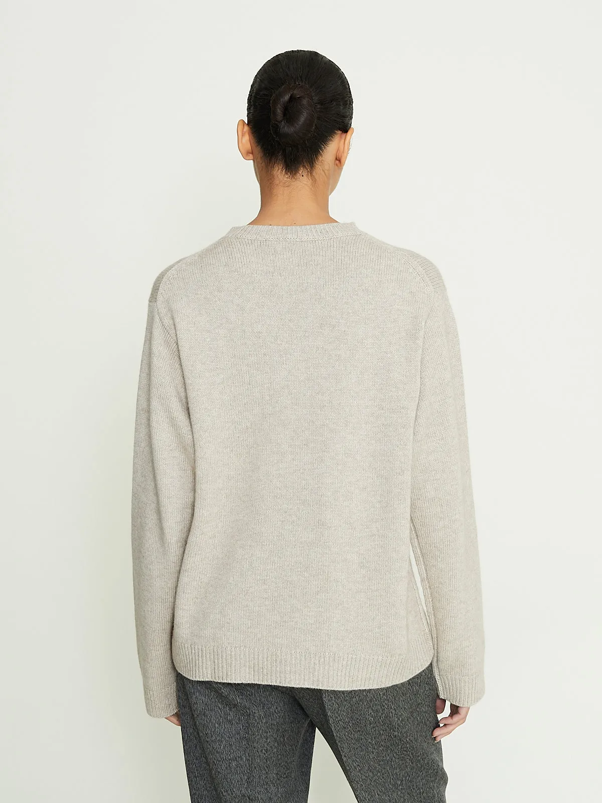 Moody Sweater in Oatmeal Melange