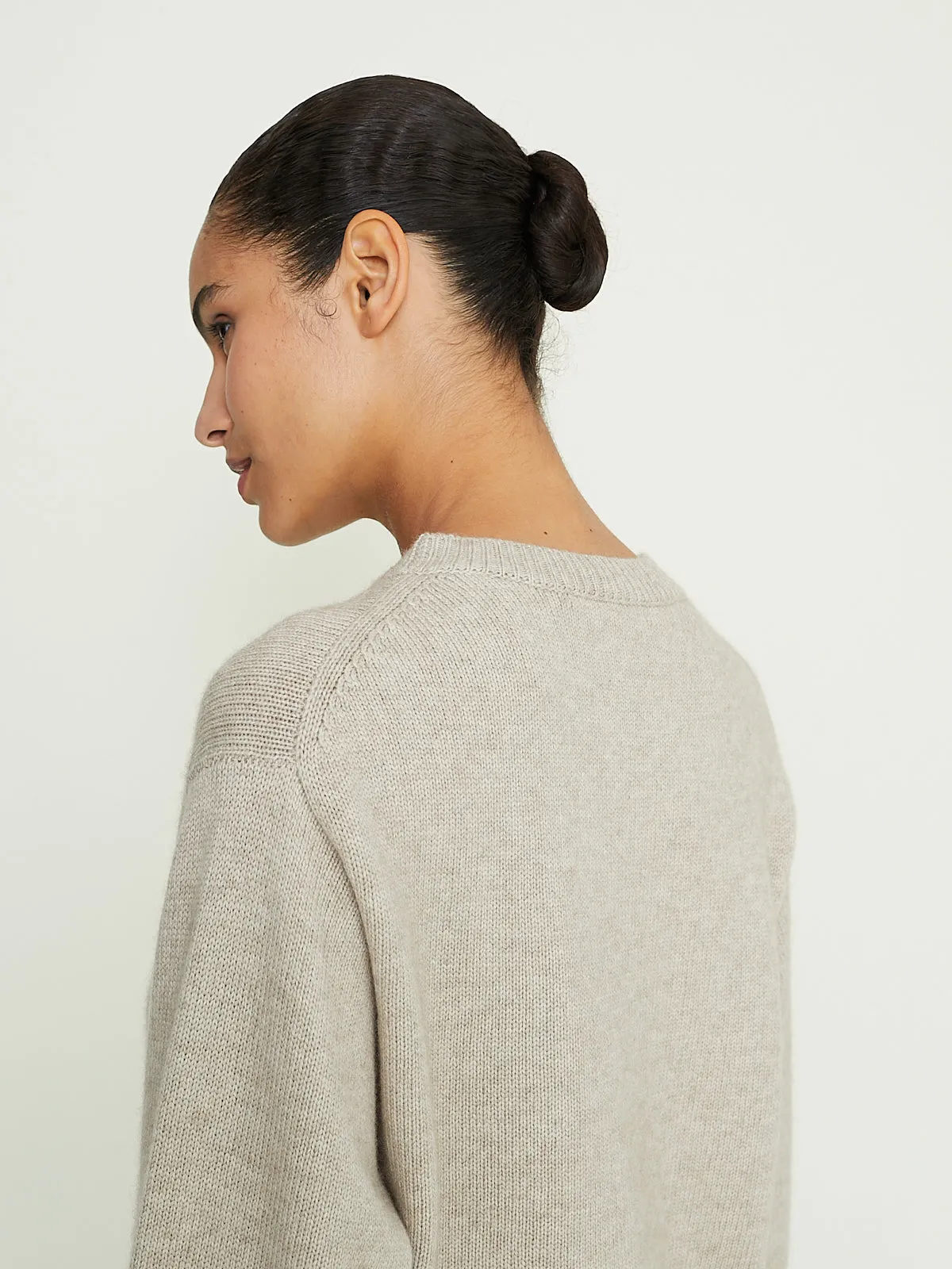 Moody Sweater in Oatmeal Melange