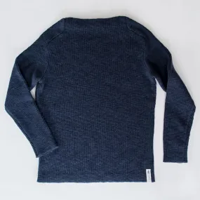 Navy Boatneck Sweater