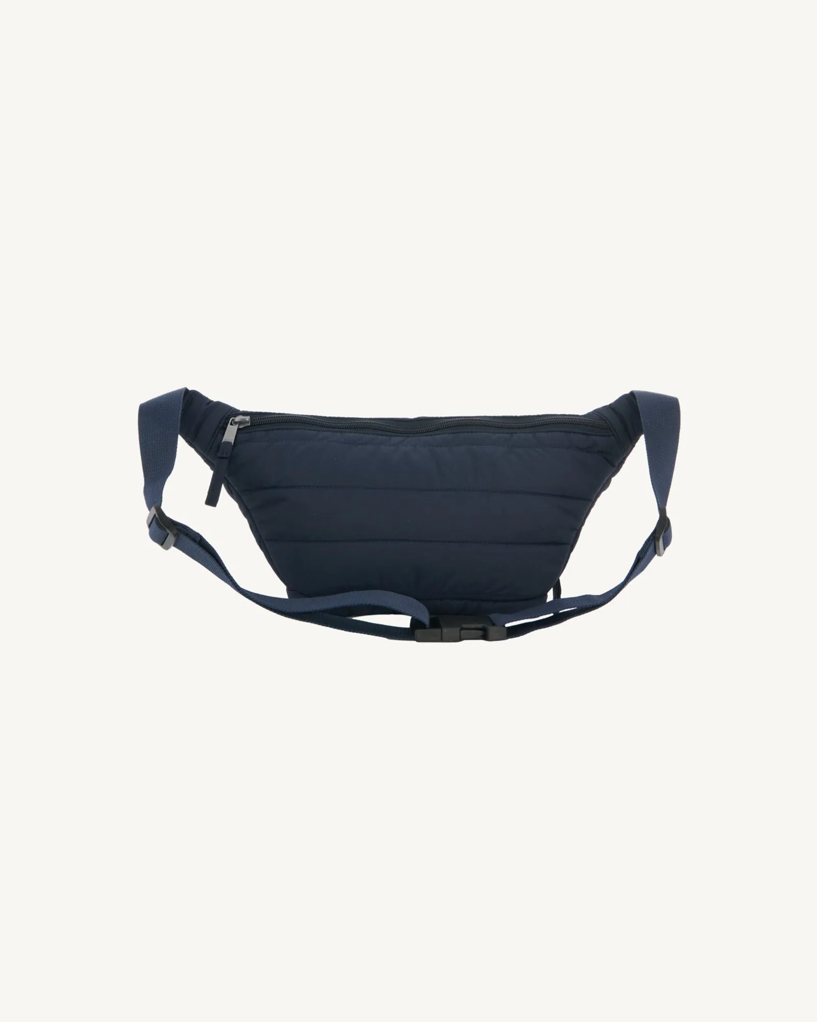 Navy Dena bi-fabric waistbag