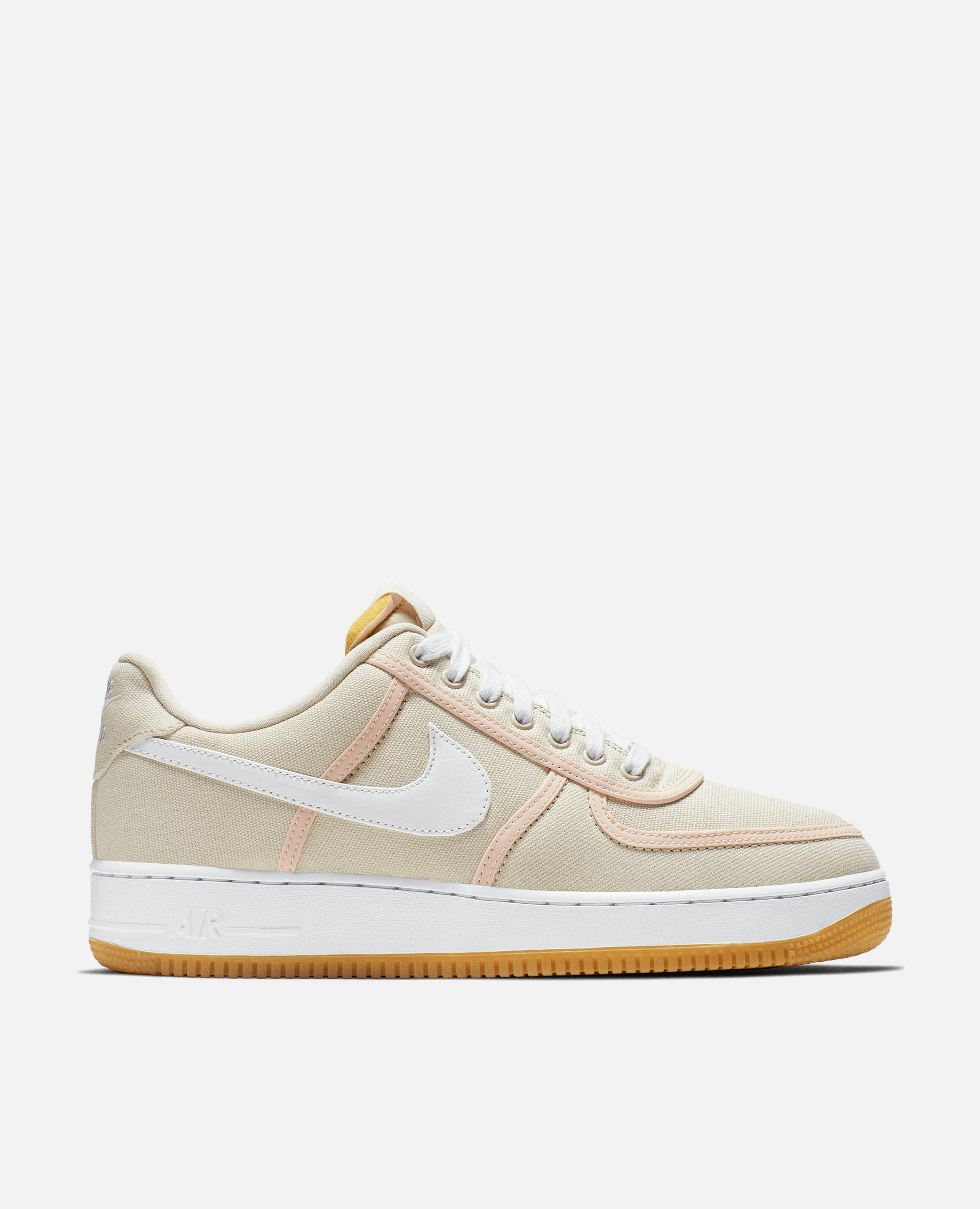 Nike Air Force 1 '07 Prm (Light Cream/White-Crimson Tint)