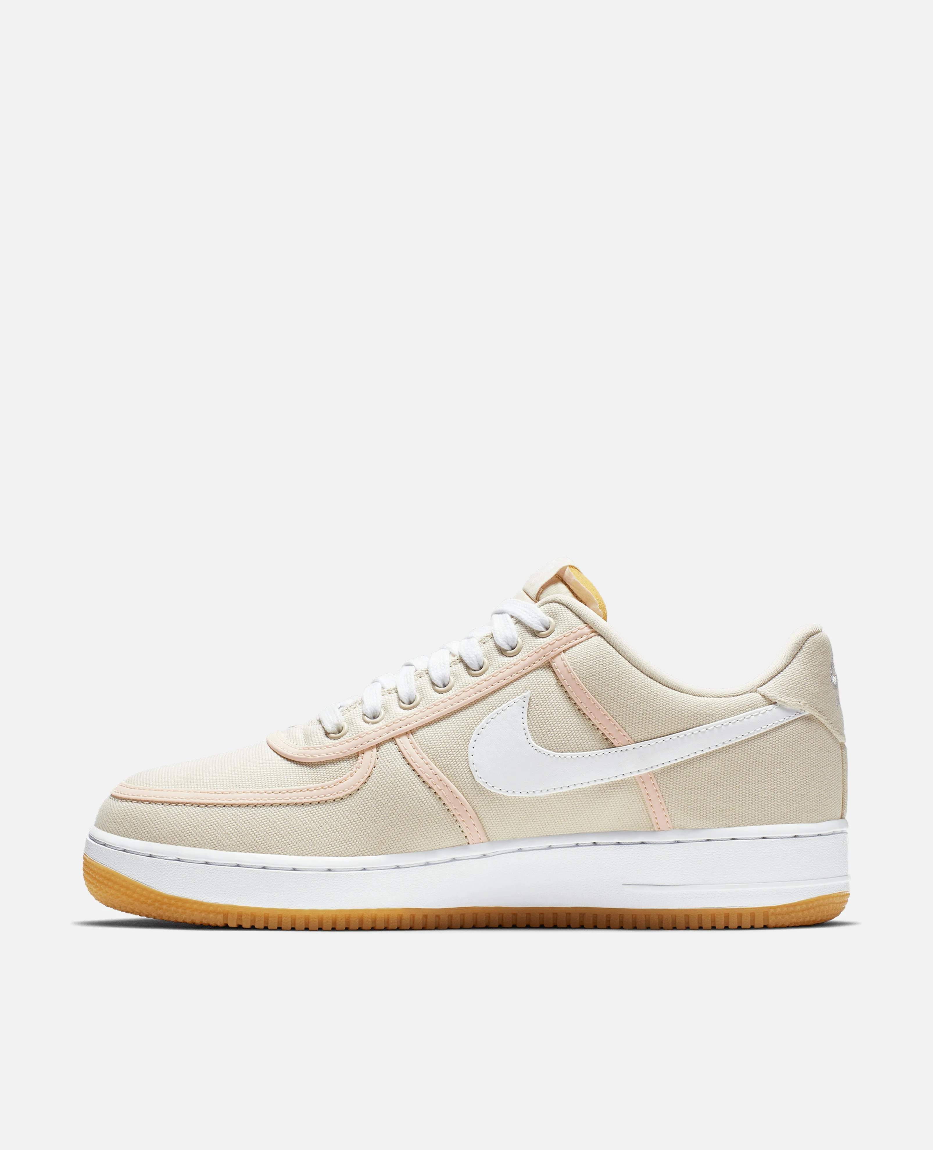 Nike Air Force 1 '07 Prm (Light Cream/White-Crimson Tint)