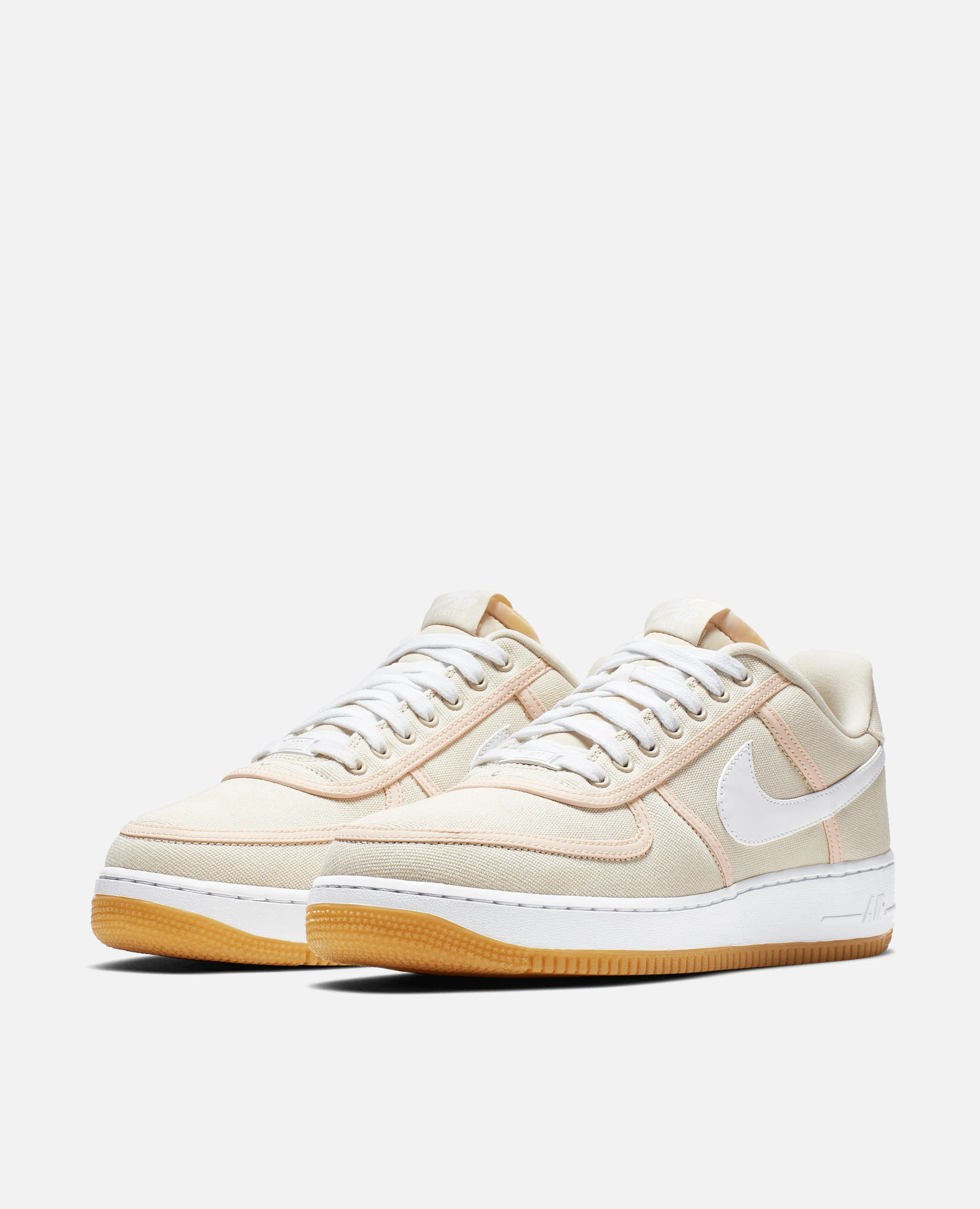 Nike Air Force 1 '07 Prm (Light Cream/White-Crimson Tint)