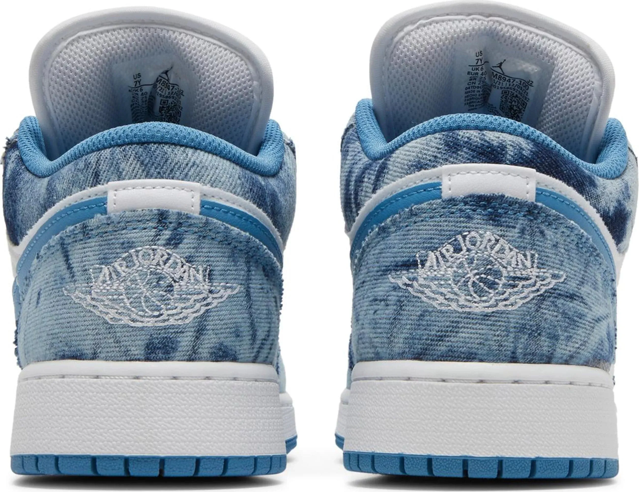 Nike Air Jordan 1 Low Washed Denim (GS) Women's