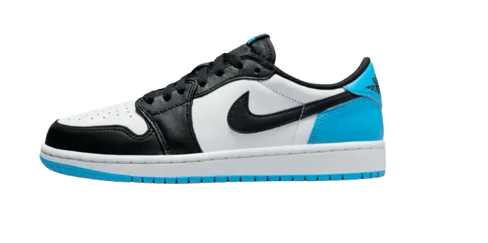 Nike Air Jordan 1 Retro Low OG Black Dark Powder Blue Men's