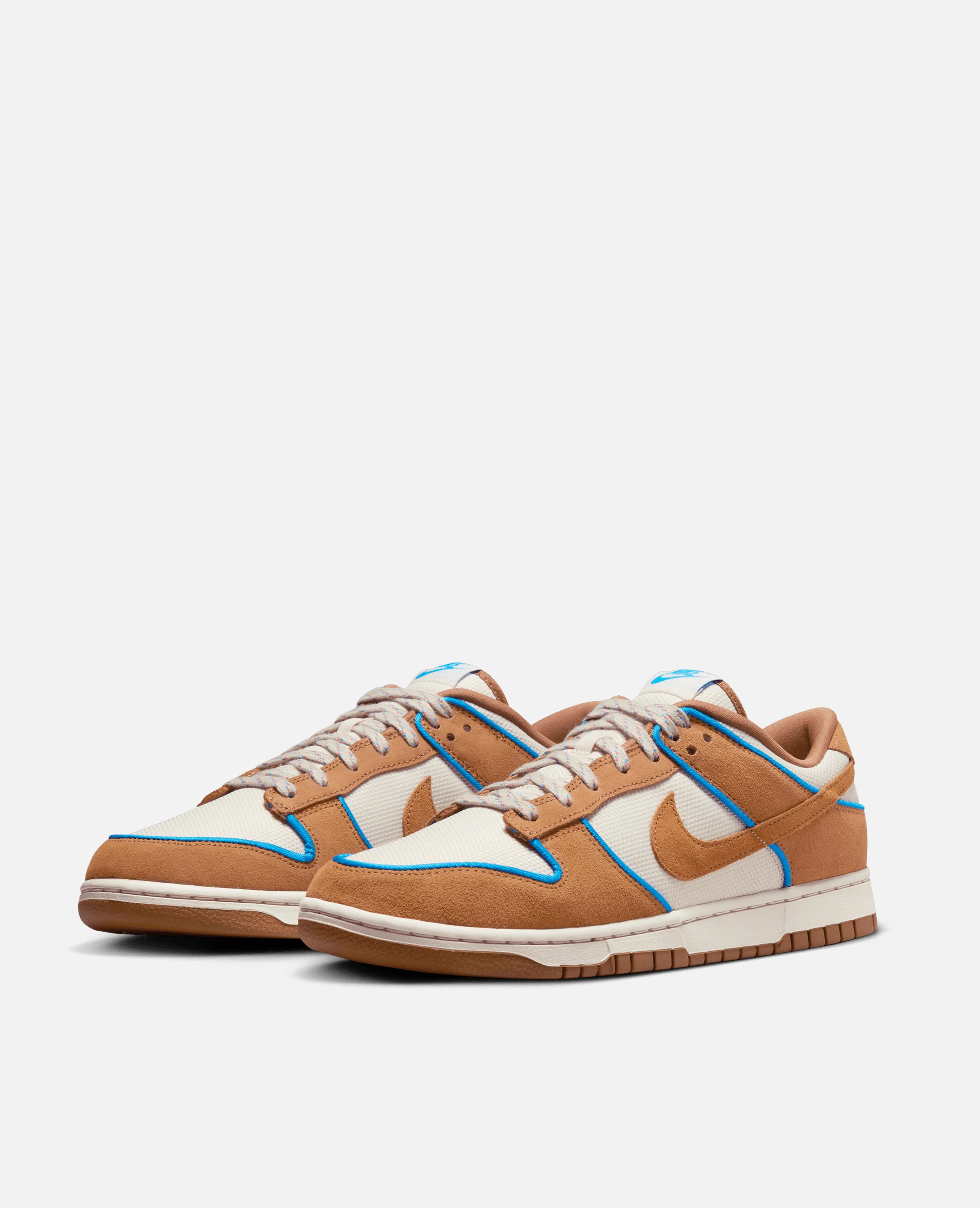 Nike Dunk Low Retro Prm (LT Orewood BRN/LT BritishTan-Photo Blue)