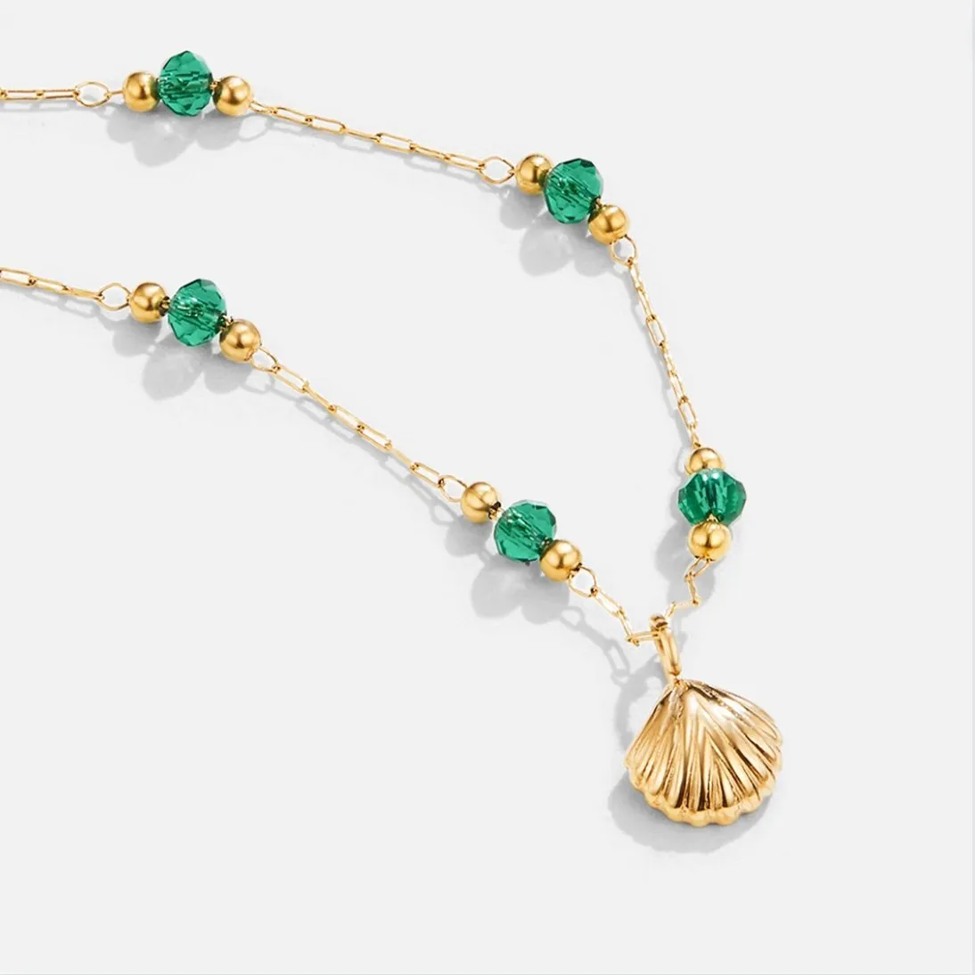 Ocean Lover Shell & Bead Necklace Set