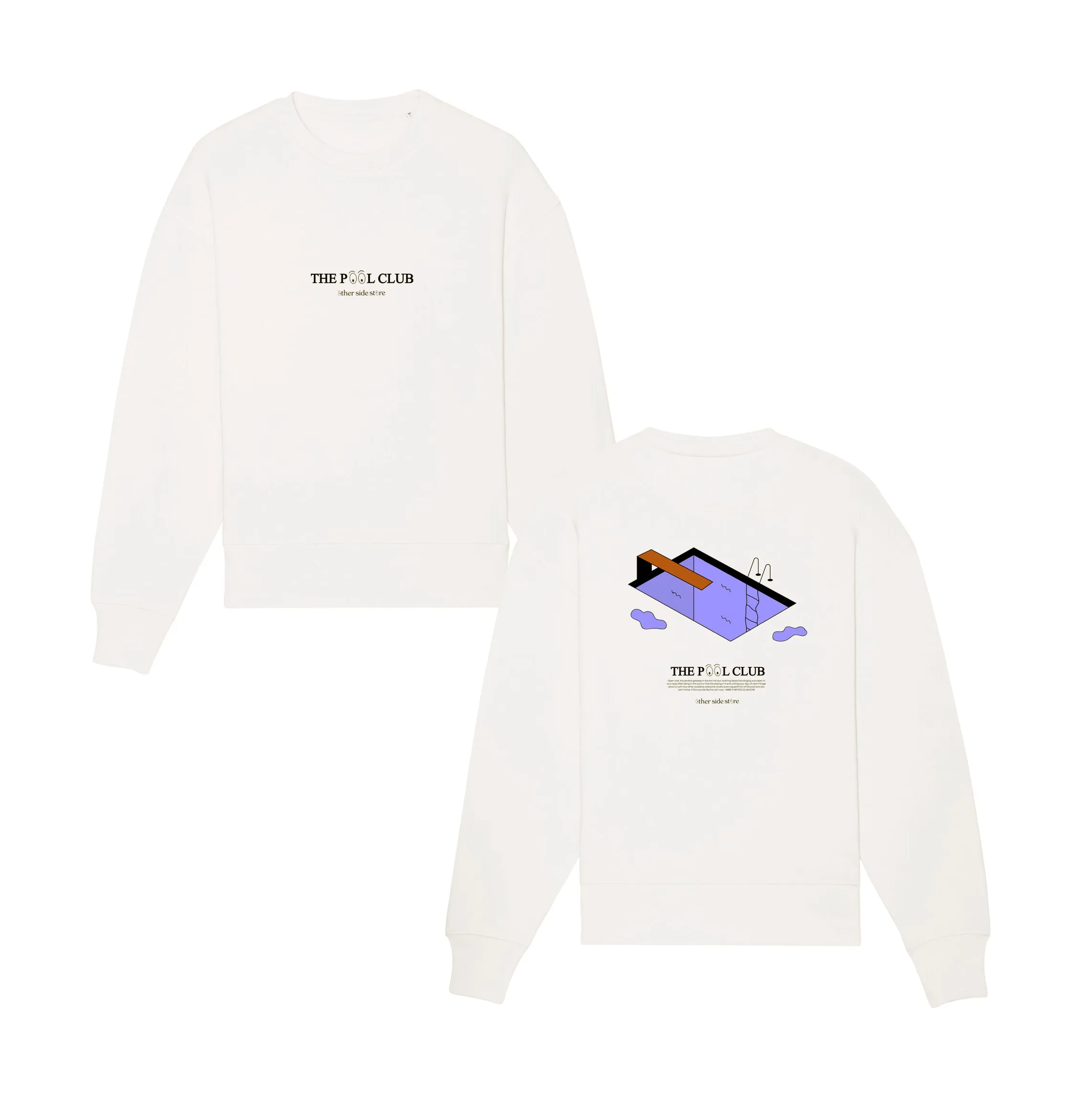 Other Side Store 'Poolside Club' Organic Sweater - Off White