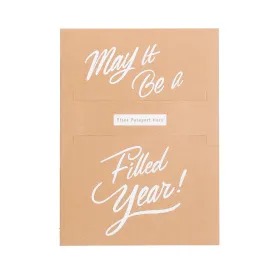 Passport "Year" Greeting Card