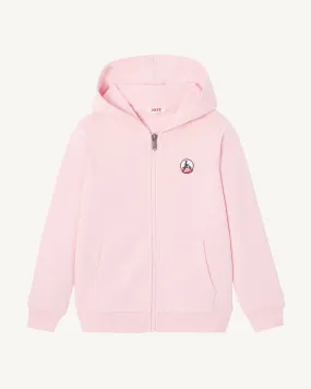 Peach pink Tijuana kid's organic cotton hooded sweatshirt