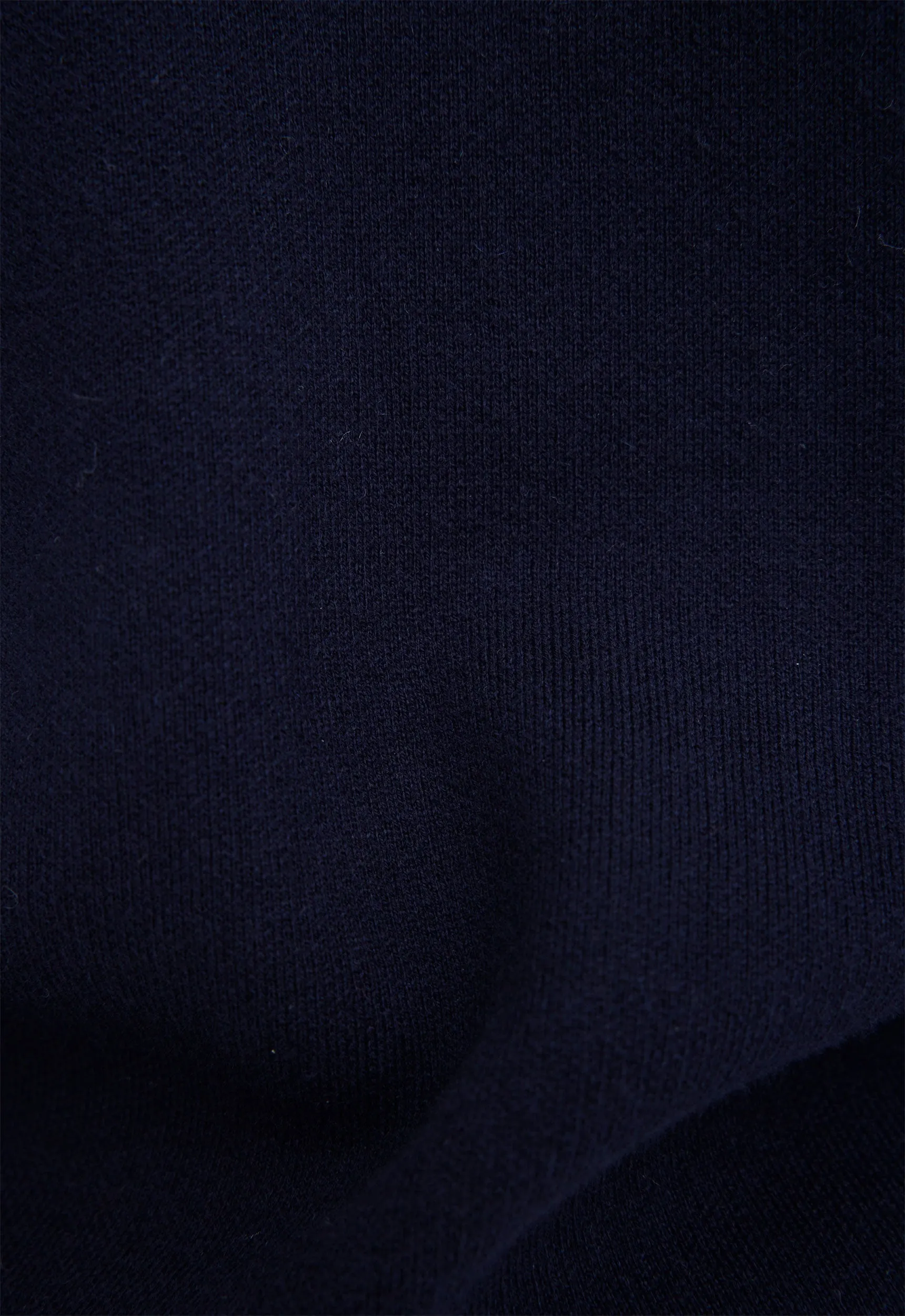 Poster Cotton Cashmere Sweater - Darkest Navy