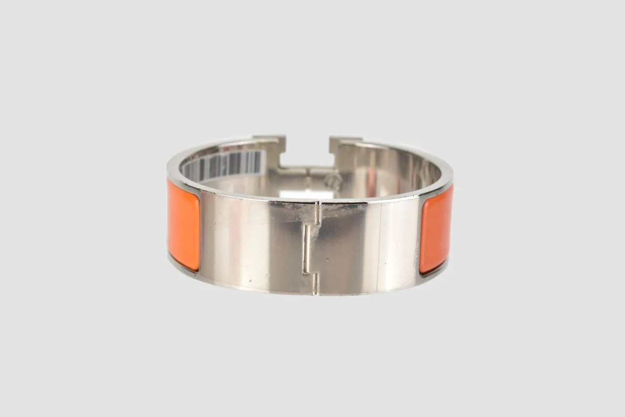 Rainbow Orange Enamel Wide Clic Clac H PM Bracelet