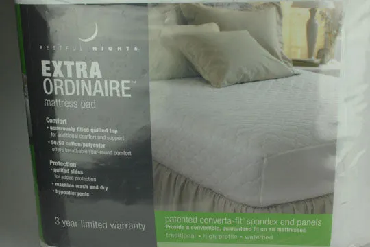 Restful Nights Extra Ordinaire Mattress Pad