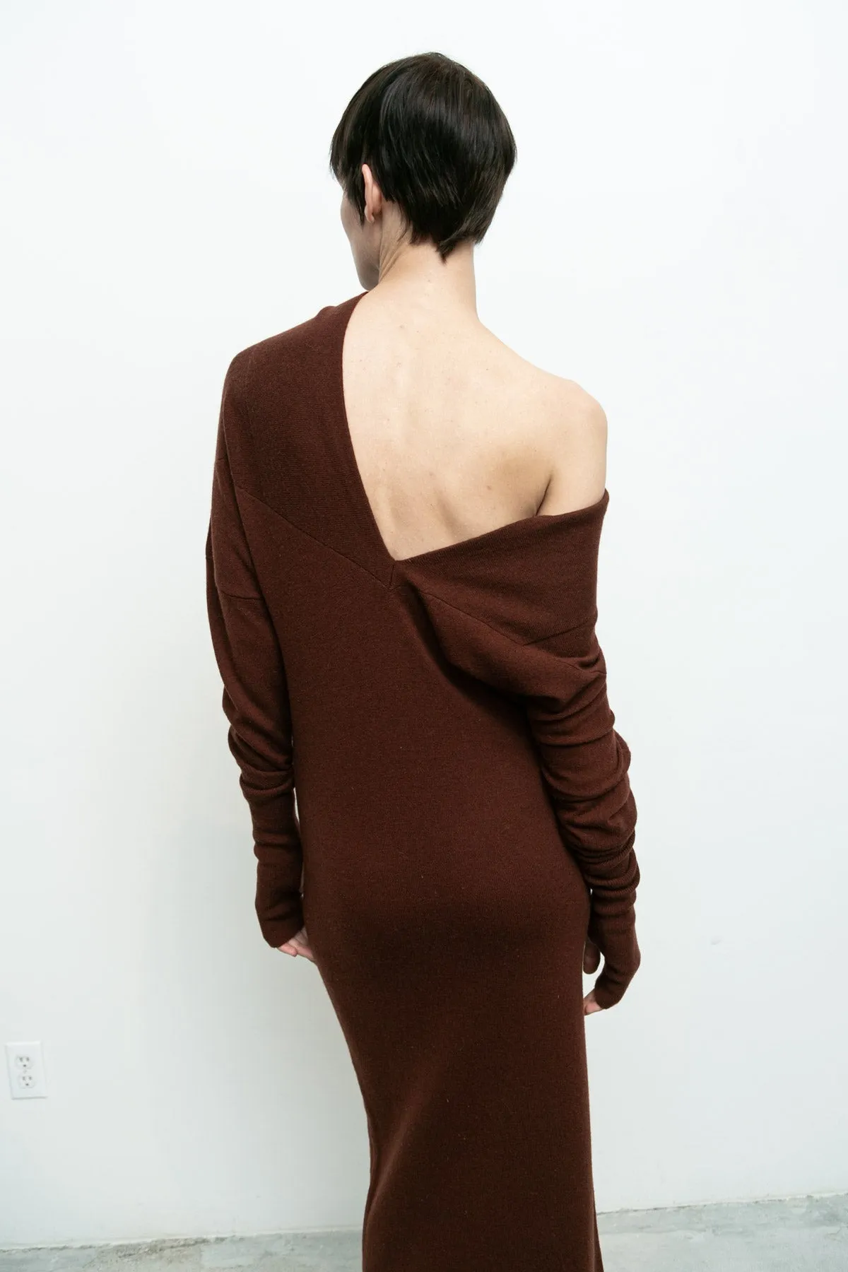 Reversible Sweater Dress Cashmere