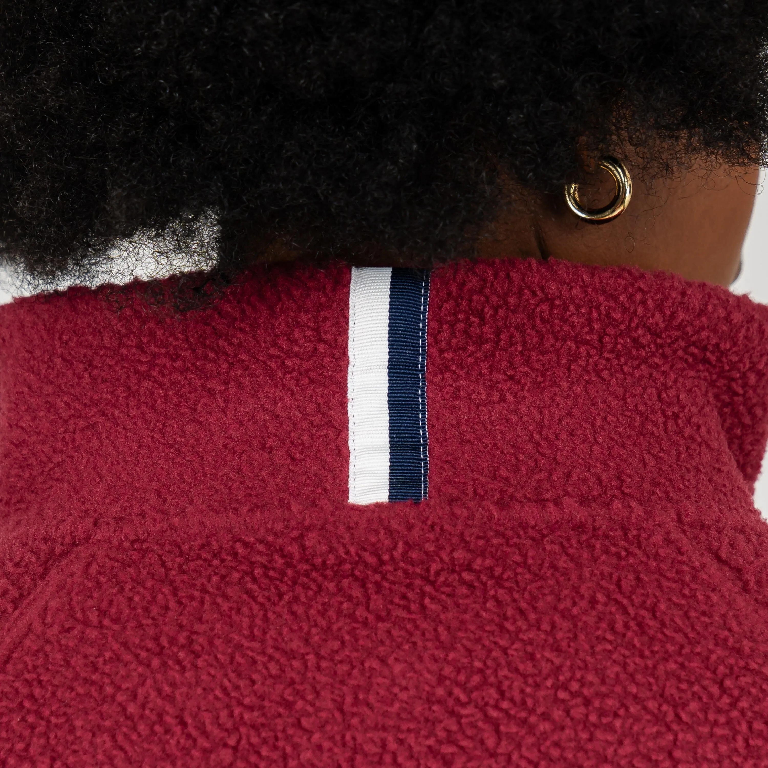 Rivanna Fleece Pullover | Solid - Burgundy