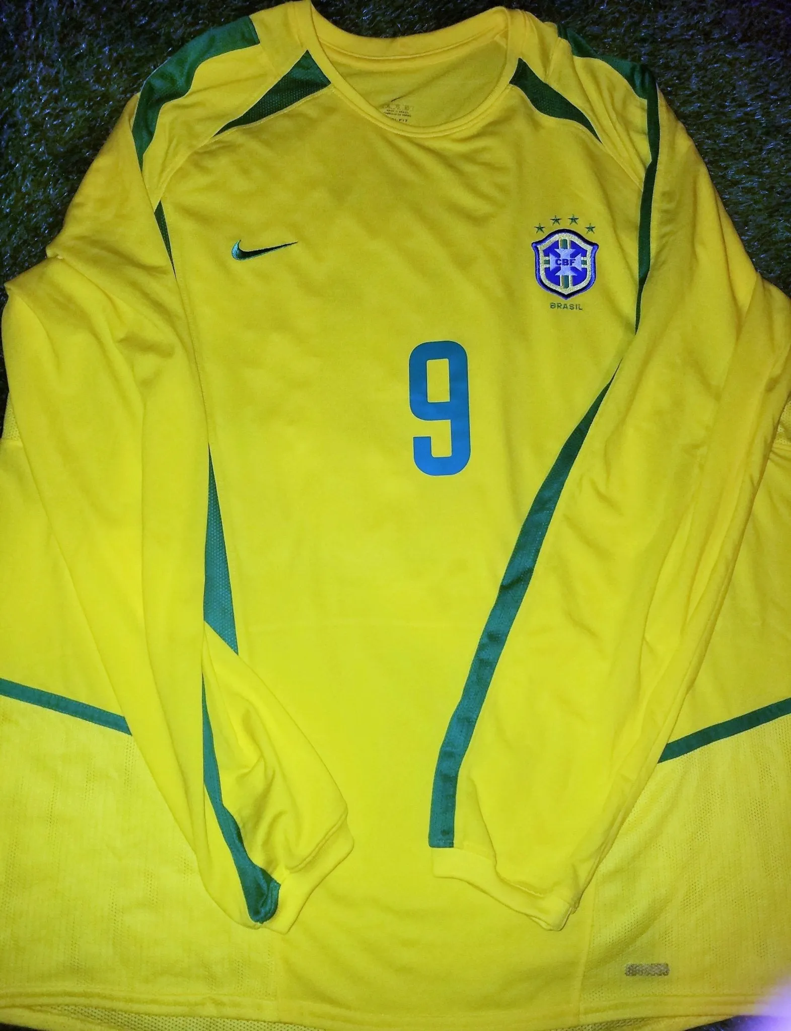 Ronaldo Brazil 2002 WORLD CUP FRIENDLY Jersey Shirt Camiseta XL