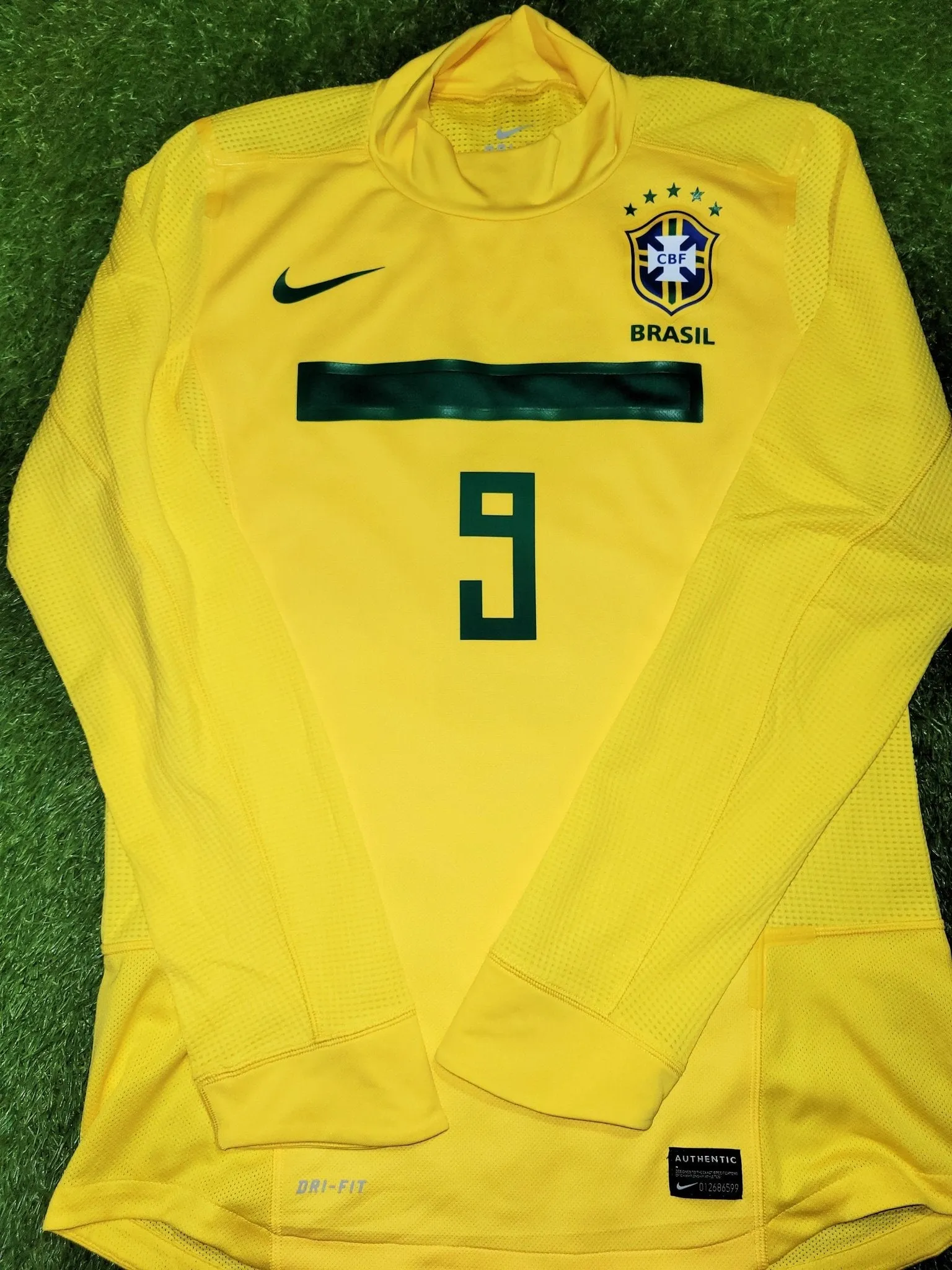 Ronaldo Brazil MATCH ISSUED 2011 LAST MATCH FAREWELL Jersey Shirt L