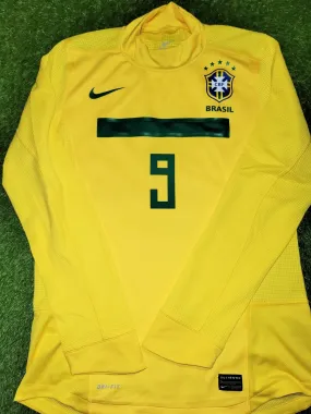 Ronaldo Brazil MATCH ISSUED 2011 LAST MATCH FAREWELL Jersey Shirt L