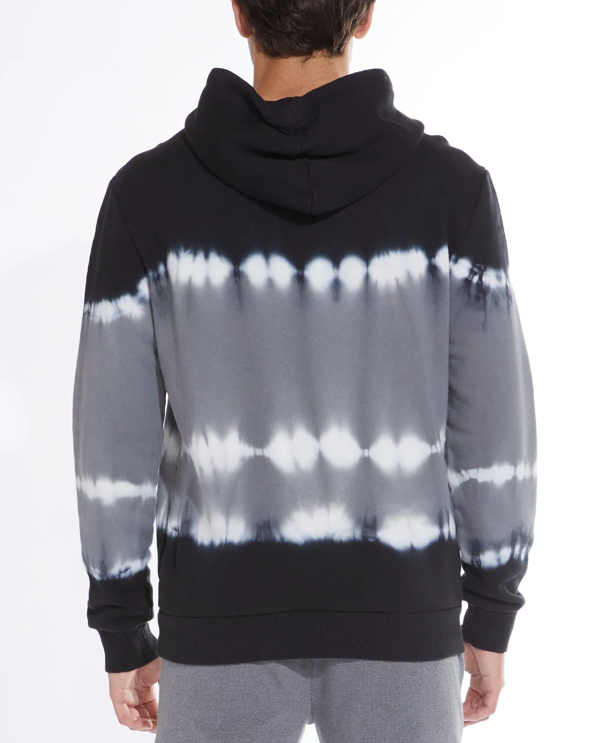 Stokes Tie-Dyed Hoodie (Black)