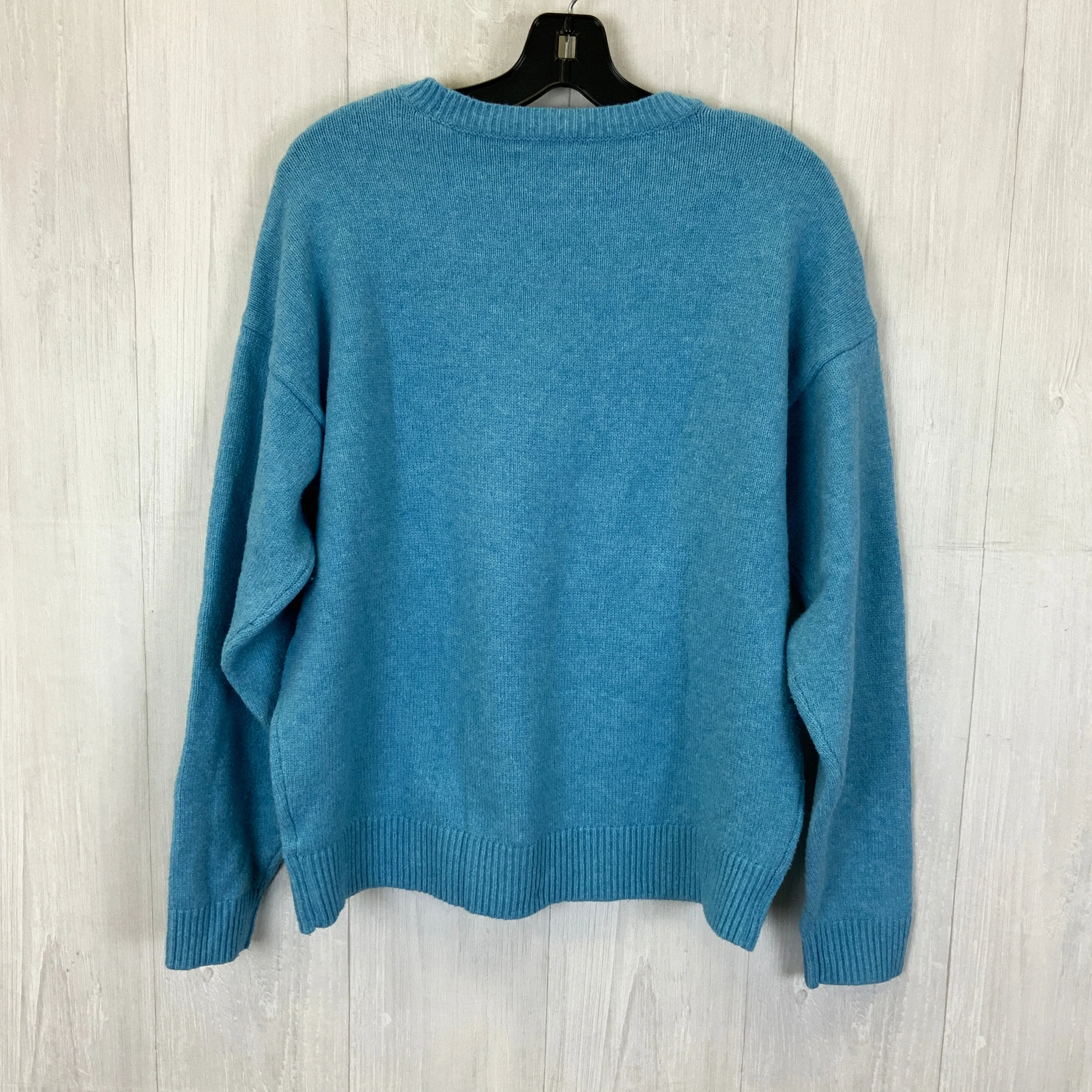 Sweater By Clothes Mentor In Blue, Size: L