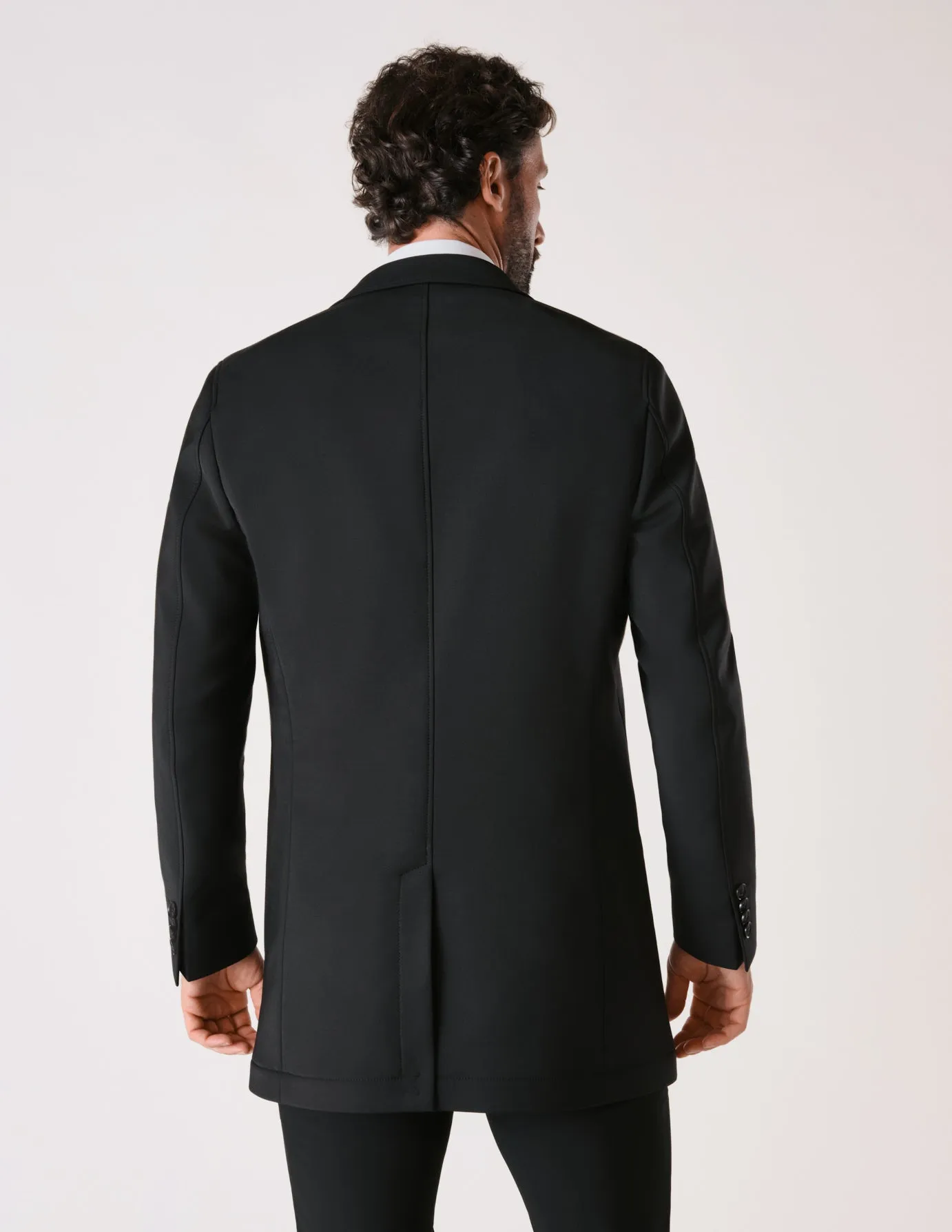 Tech Wool Coat Black