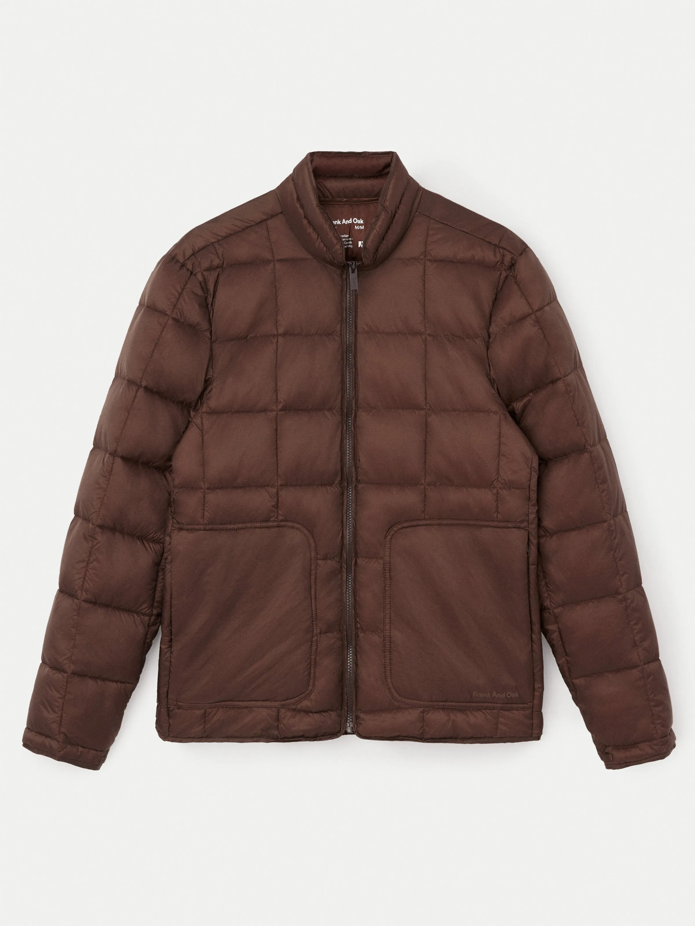 The Aero Packable Jacket in Deep Brown