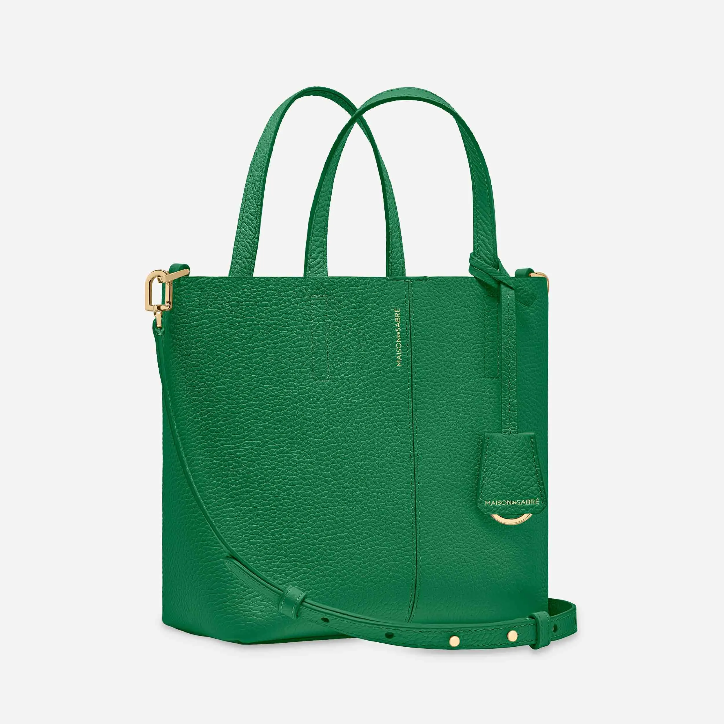 The Small Soft Tote - Emerald Lily