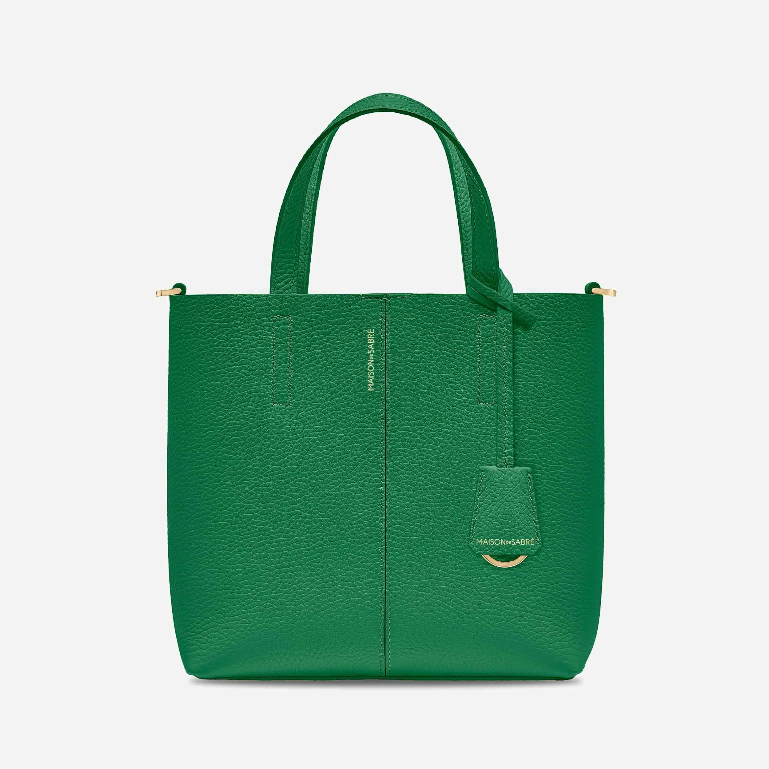 The Small Soft Tote - Emerald Lily