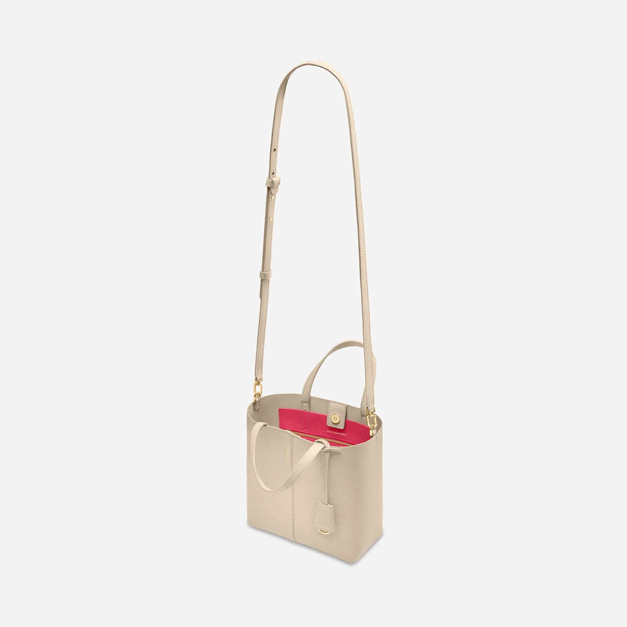 The Small Soft Tote - Saharan Fuchsia