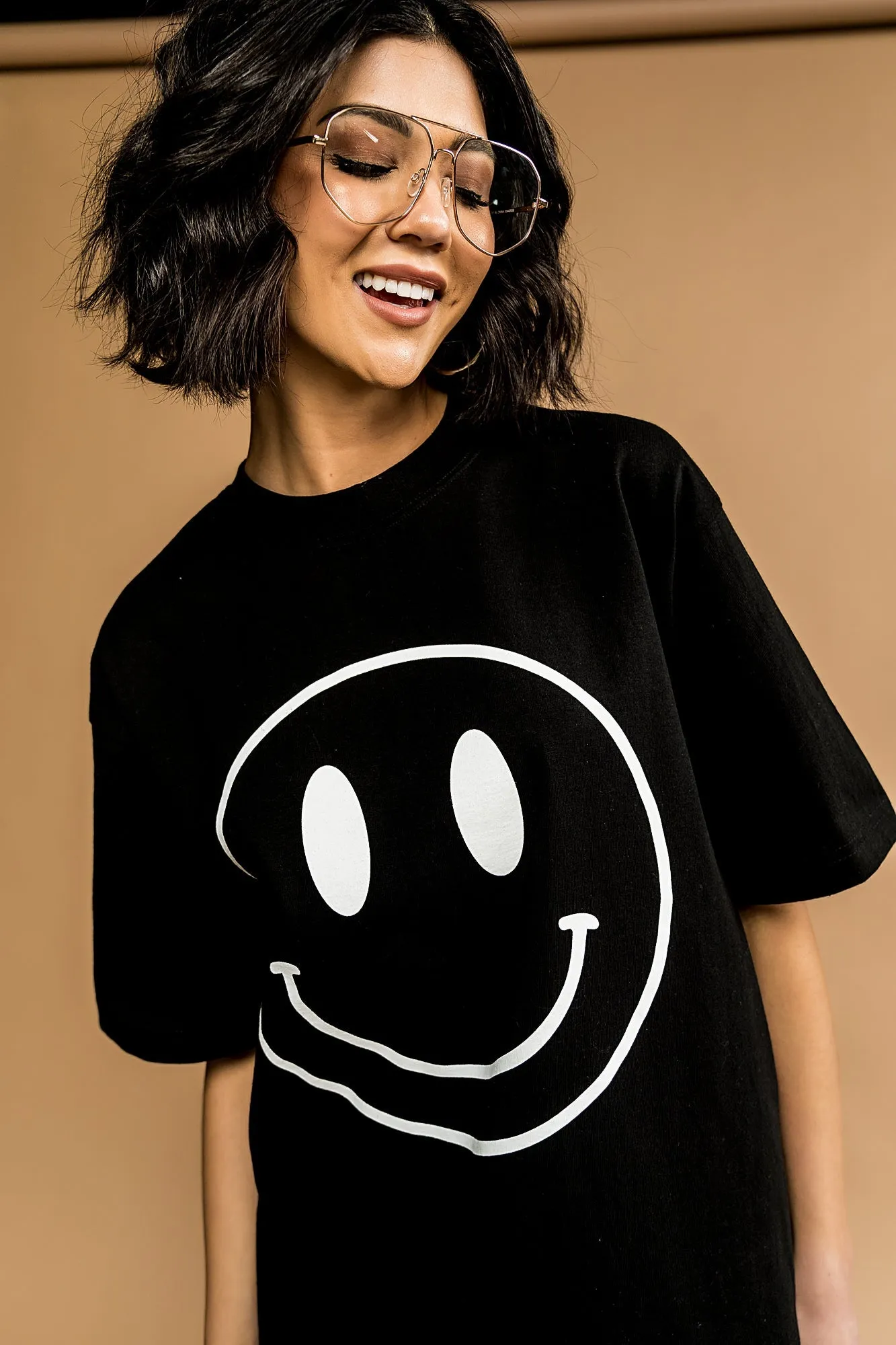 The World Needs Your Magic Oversized Tee in Black   White