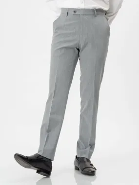 Trousers With Belt Loop - Light Grey (Stretchable)