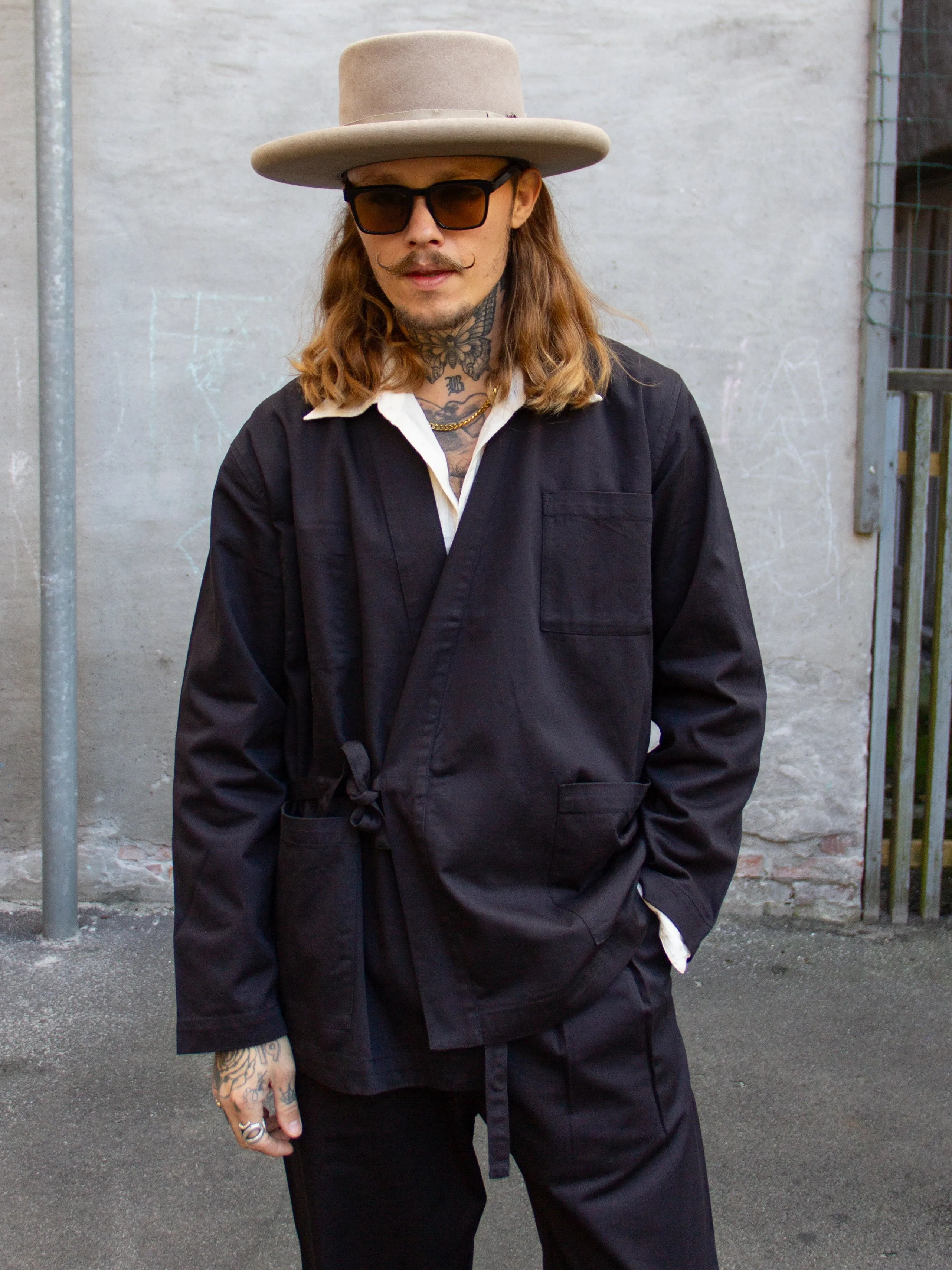 Universal Works, Kyoto Work Jacket, Black Twill