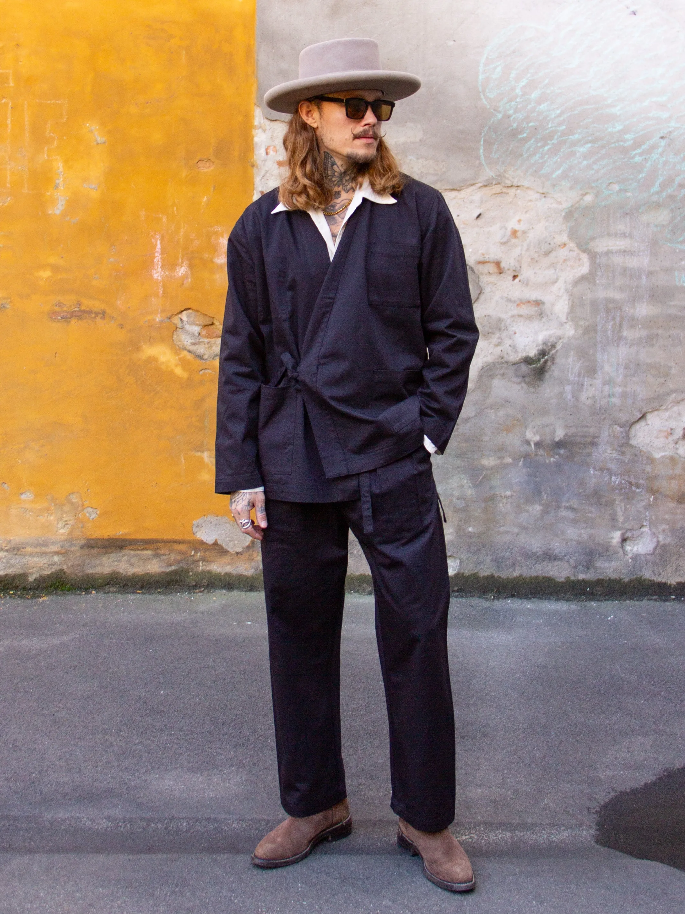 Universal Works, Kyoto Work Jacket, Black Twill