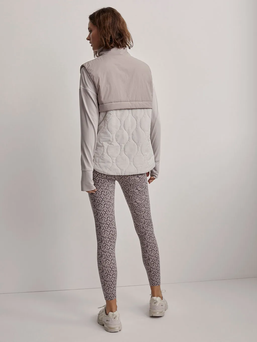 Varley Maher Quilted Active Gilet - Rainy Day/Etherea