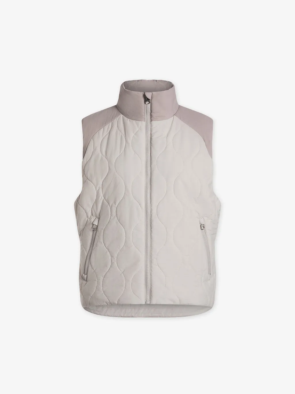 Varley Maher Quilted Active Gilet - Rainy Day/Etherea