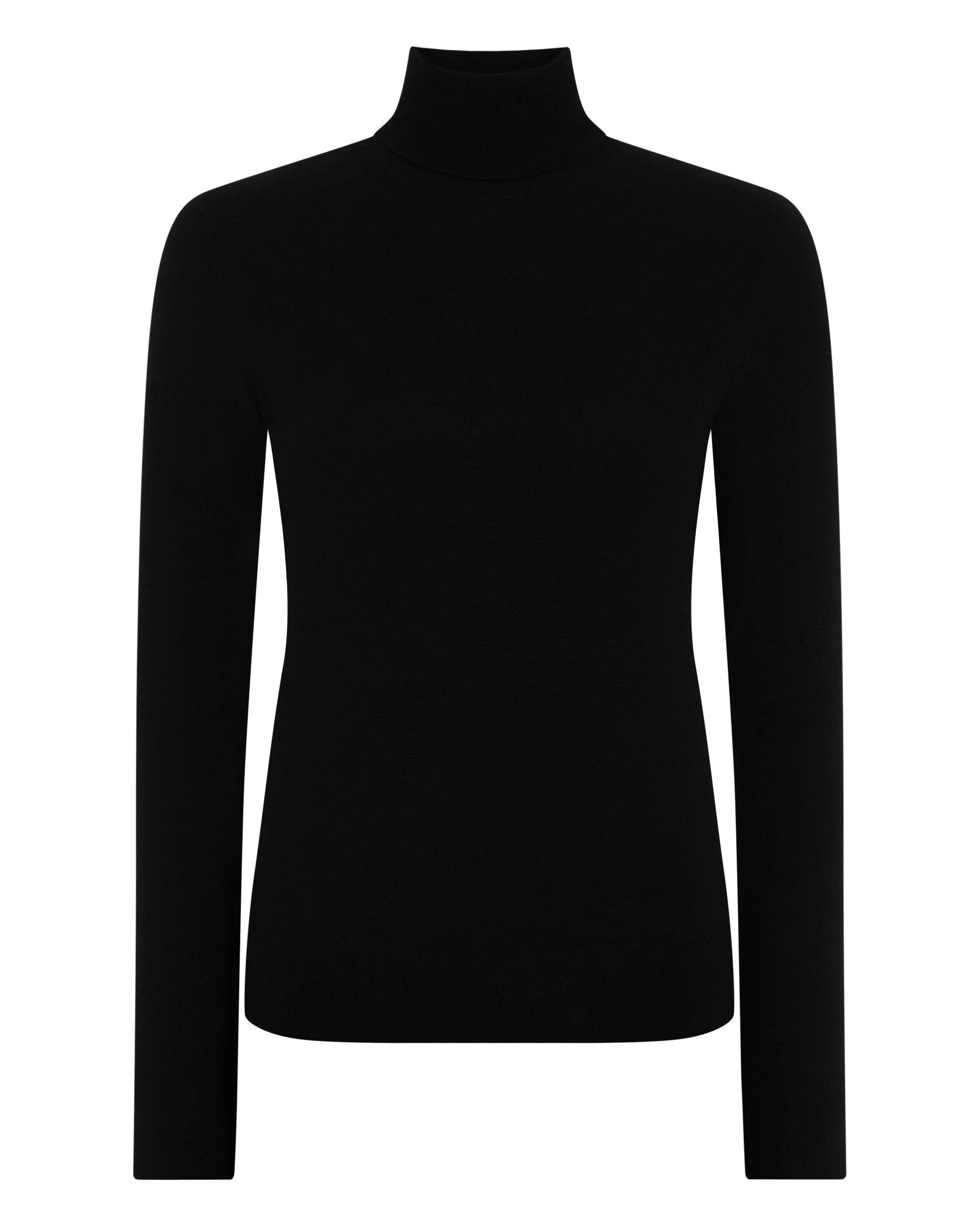 Women's Margot Superfine Cashmere Turtle Neck Sweater Black